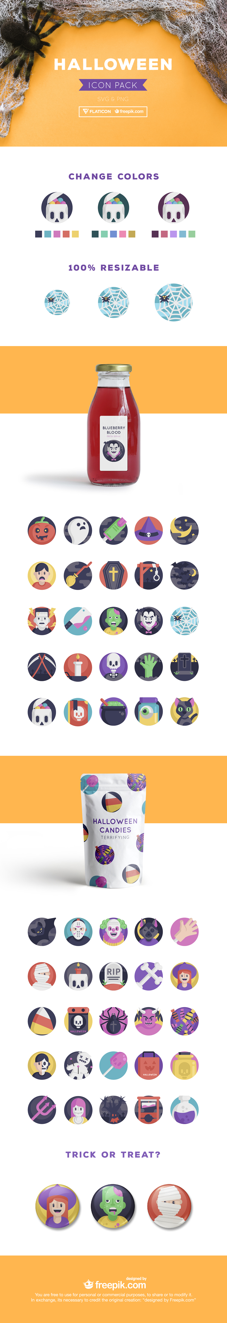 Free Halloween Icon Pack Preview png svg illustrator