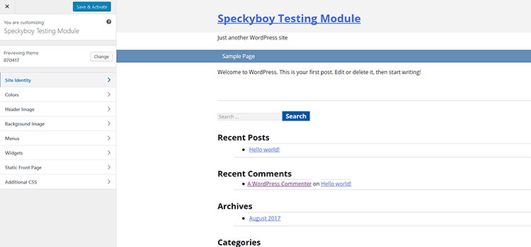 It Doesn&rsquo;t Use the WordPress Customizer