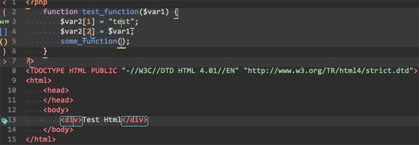 bracket highlighter sublime addon