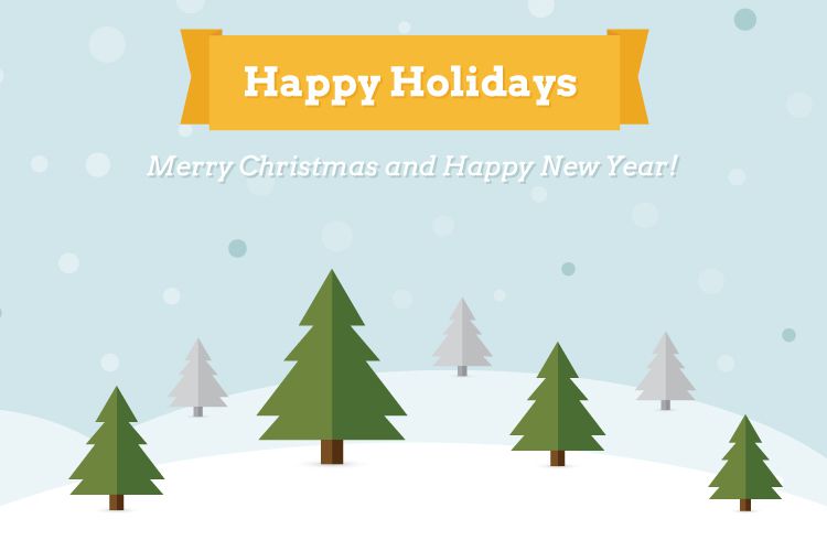 Happy Holidays Free Vector Illustration free holidays