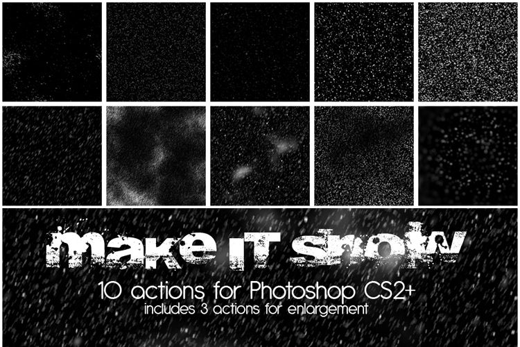 10 Make it Snow Actions free holidays