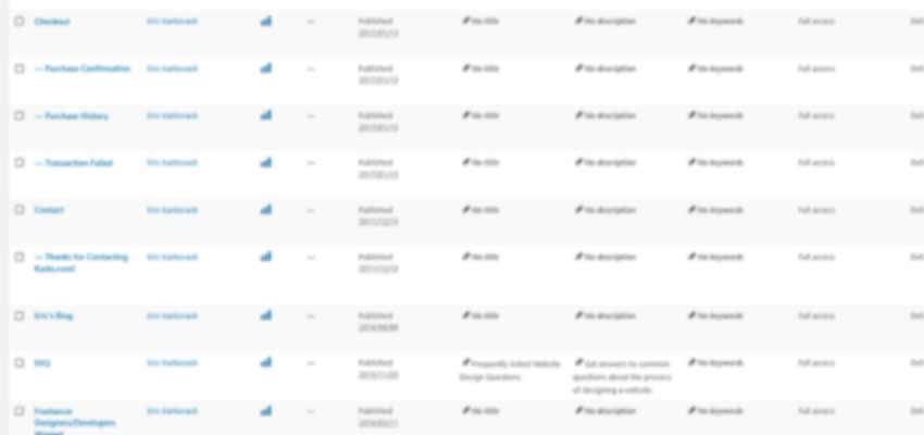 Page Management in WordPress