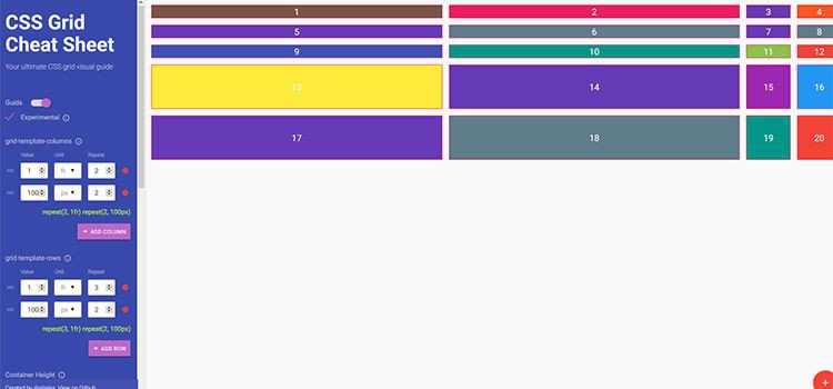 CSS Grid Cheat Sheet