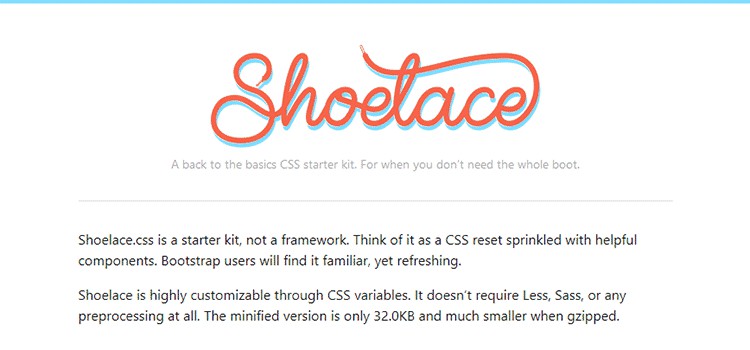 Shoelace.css
