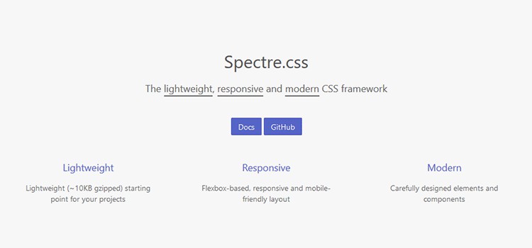 Spectre.css
