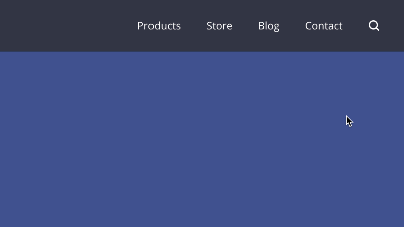 advanced search animation