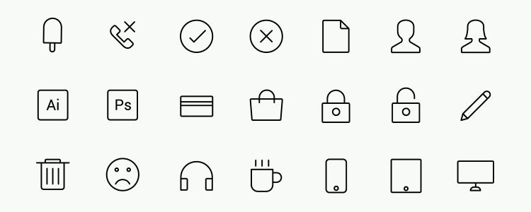 132 Line Icons