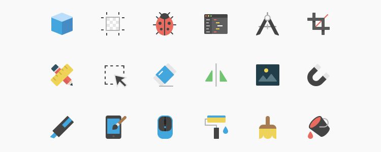 Graphic Design Icon Set