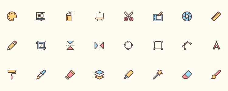 40 Free Icons for Designers AI EPS SVG PNG