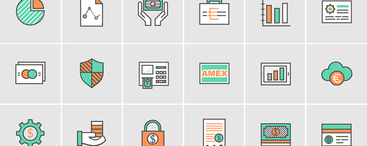 Bank and Money Icons