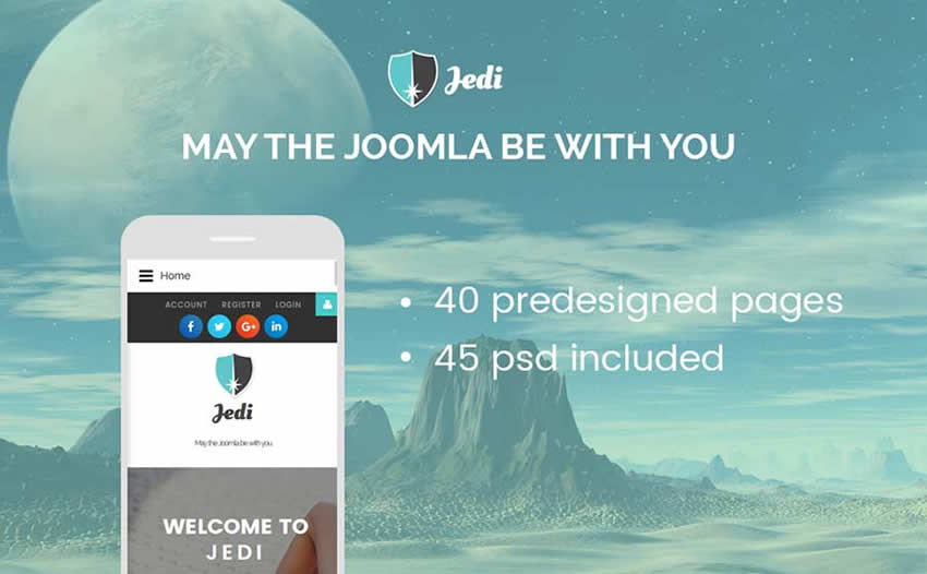 Jedi - Multifunctional Joomla Template