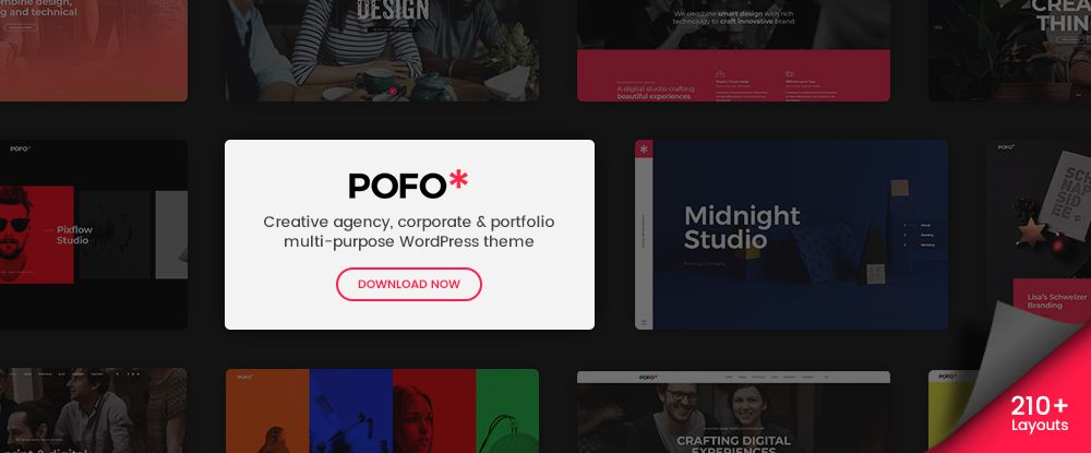 Pofo - Creative Portfolio and Blog WordPress Theme