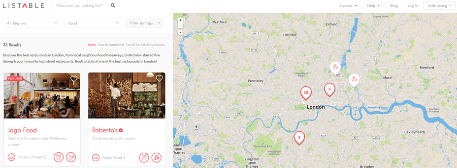 Listify WordPress Directory Plugin Theme