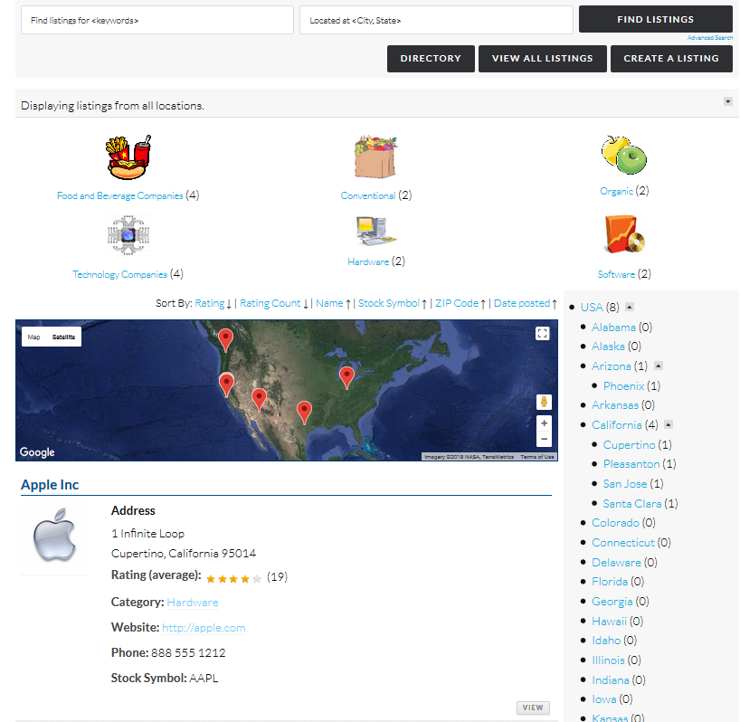 Business WordPress Directory Plugin Theme