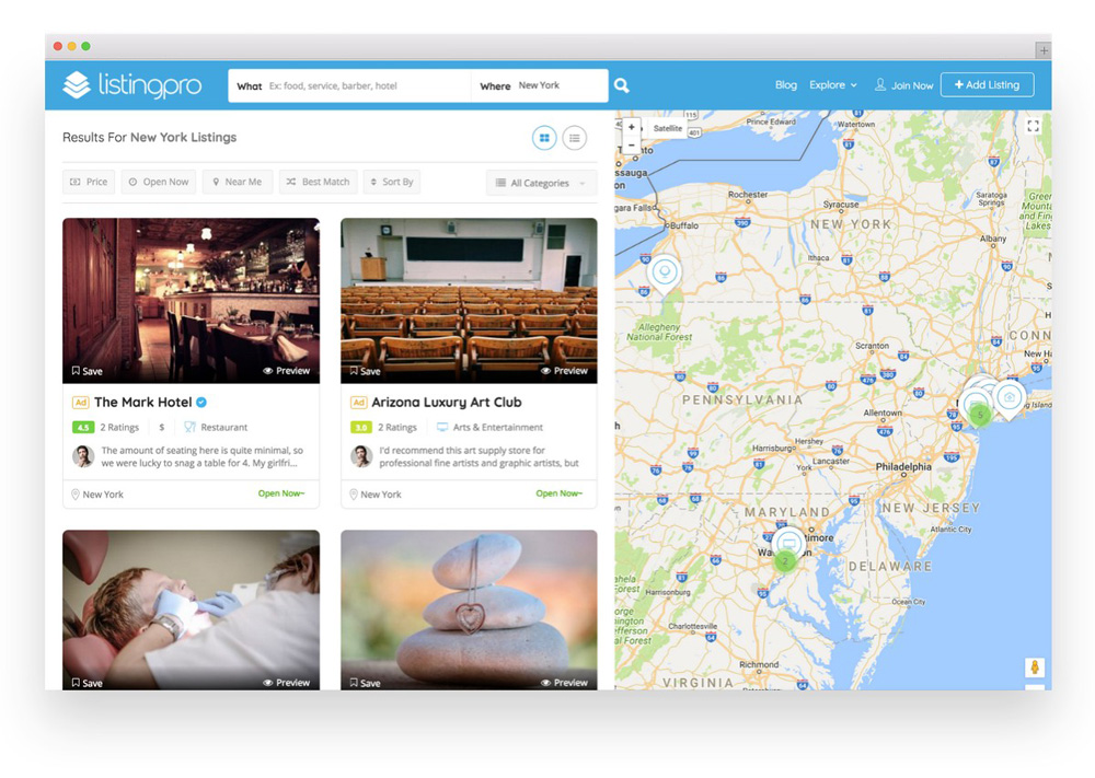 ListingPro WordPress Directory Plugin Theme