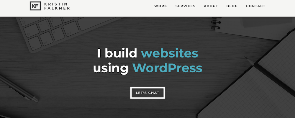 Kristin Falkner Top WordPress Designer 2018
