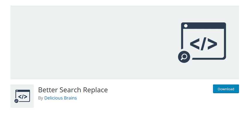 Better Search Replace