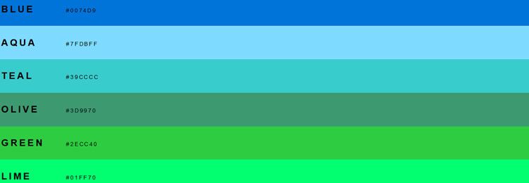 Colors SASS/LESS/Stylus/CSS variables and CSS classes of a better color paletter for the web