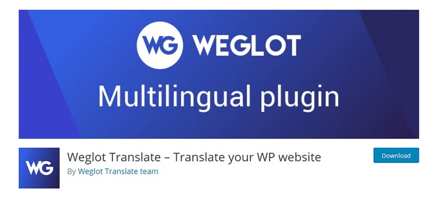 Weglot Translate WordPress Plugin