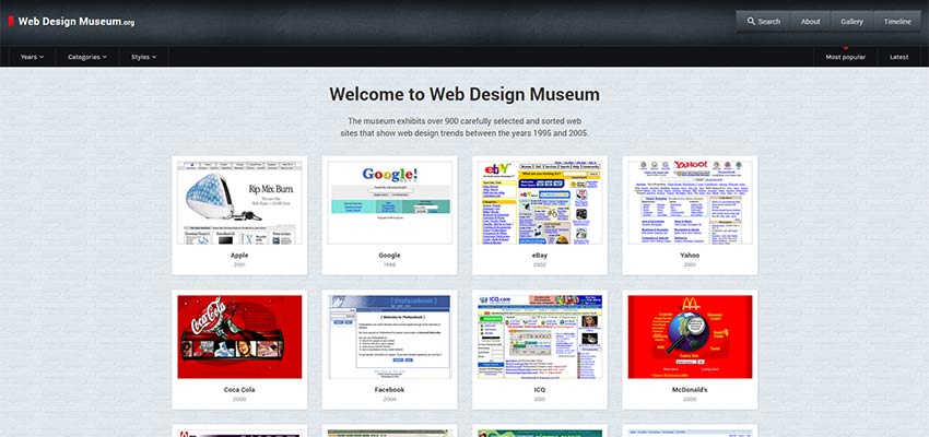 Rediscover History with the Web Design Museum - Ensegna Blog