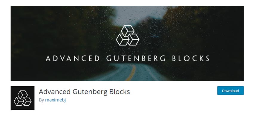 Advanced Gutenberg Blocks