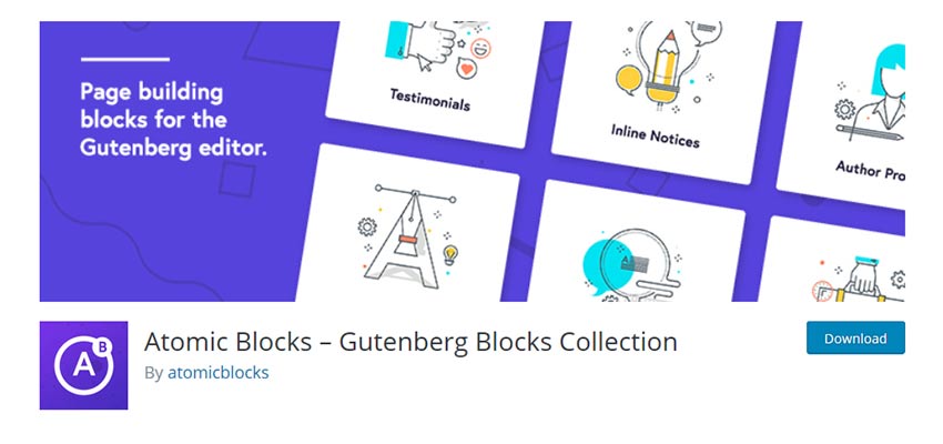Atomic Blocks – Gutenberg Blocks Collection