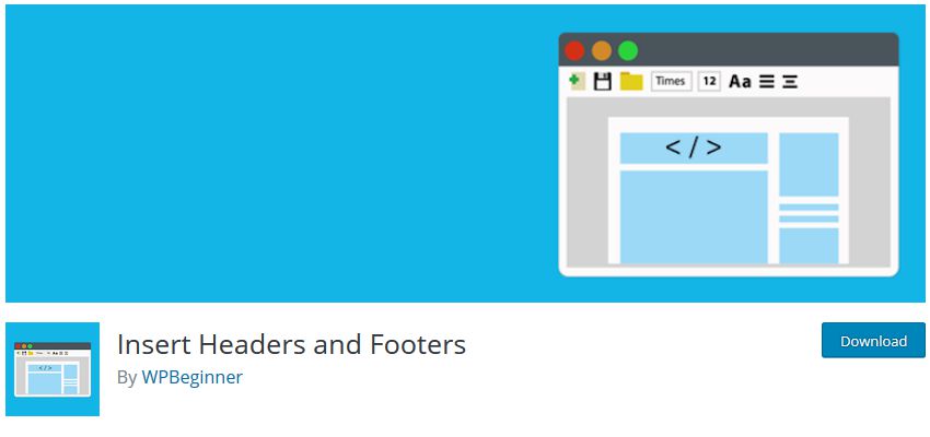 Insert Headers and Footers wordpress php