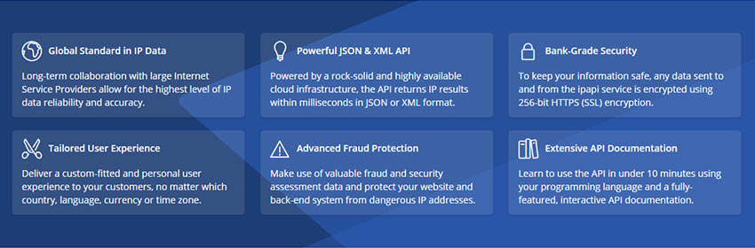 ipapi feature listing
