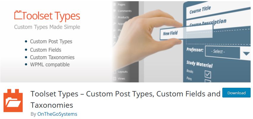 Toolset: Build Advanced Sites and Implement Your Own Design wordpress php