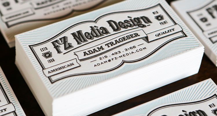 FZ Media Letterpress Cards