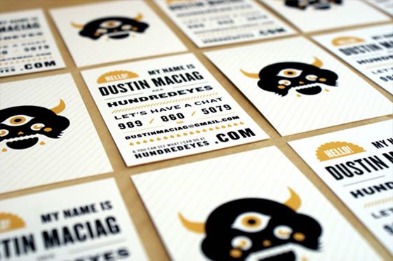 Hundred Eyes Business Cards