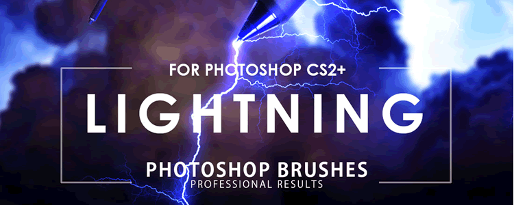 Lightning Photoshop Brushes