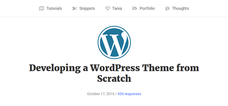 Developing a WordPress Theme from Scratch