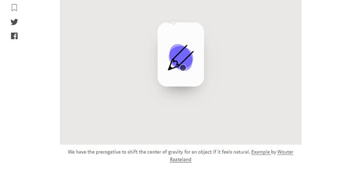 Animation principles for UX and UI designers