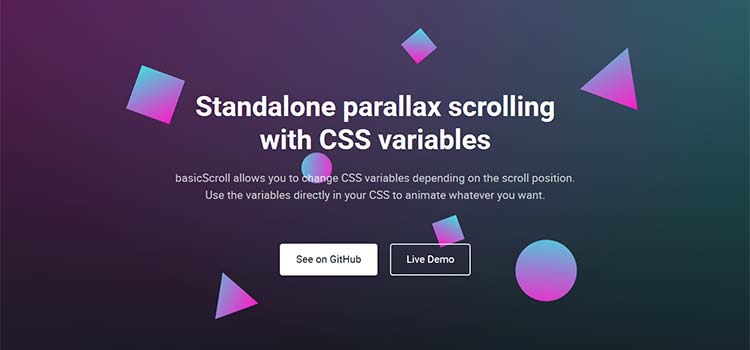 CSS Resources Free basicScroll