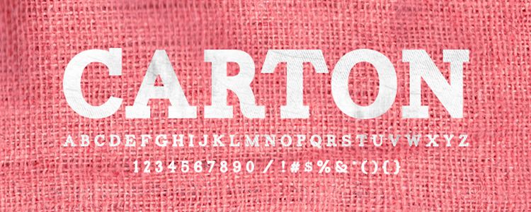 Carton Slab slab free font family typeface