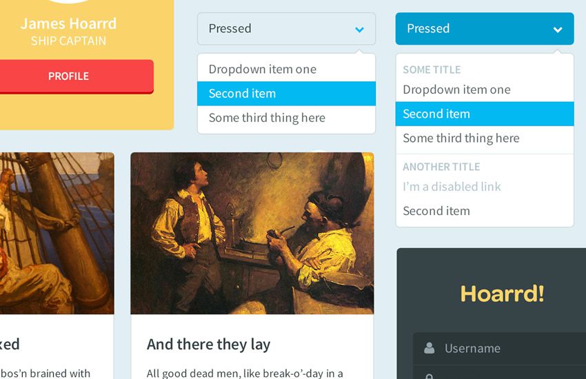 Drunken Parrot Lite boostrap 4 four template ui kit free
