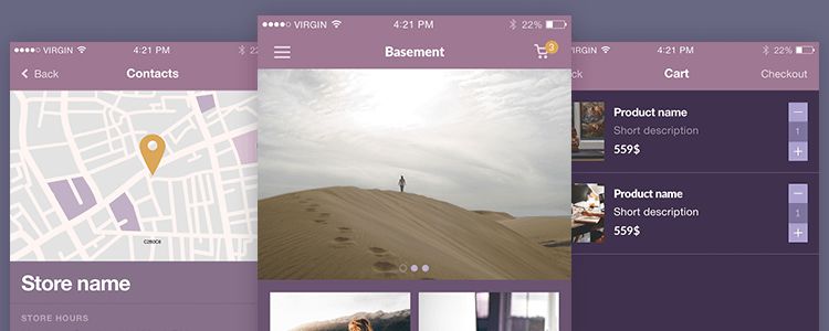 iOS eCommerce UI Kit Sketch