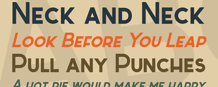 Sabado sans serif free font family typeface