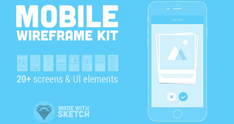 mobile sketch ux flowchart userflow development free wireframe kit template UI design