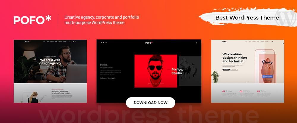 Pofo - Creative Portfolio, Blog and eCommerce WordPress Theme