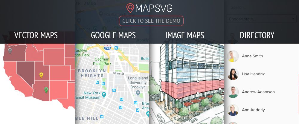 MapSVG WordPress map plugin