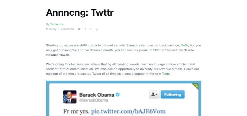 Twitter Press Release