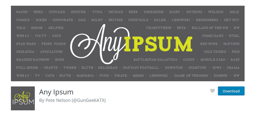 Any Ipsum