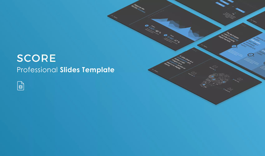 Score google slides theme presentation template