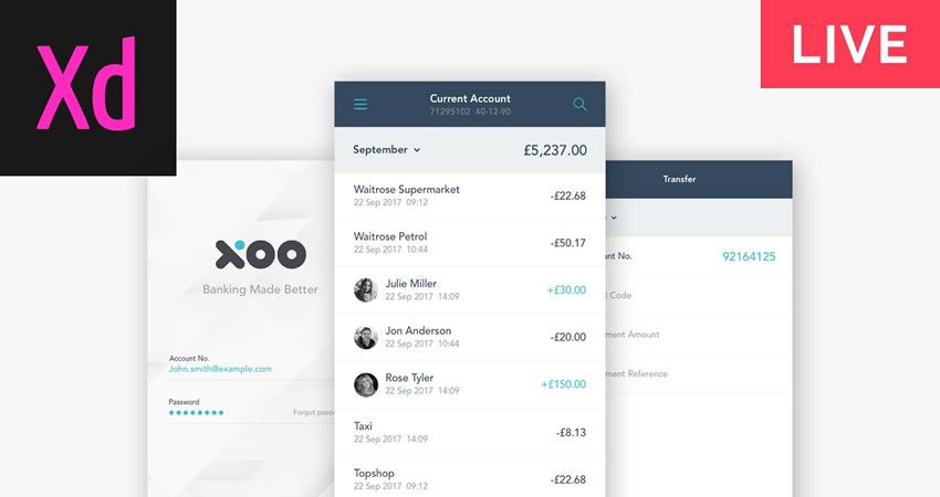 App Design Prototype adobe xd tutorial