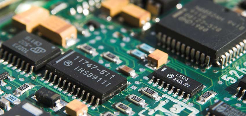 A computer circuit board.