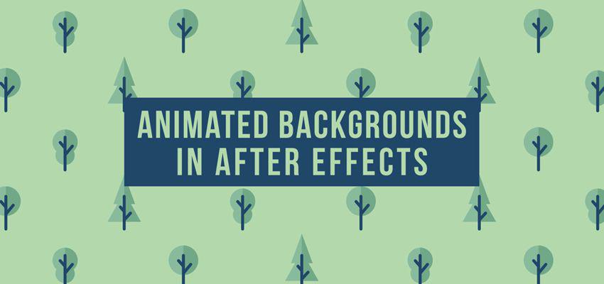 How To Create Animated Backgrounds in After Effects