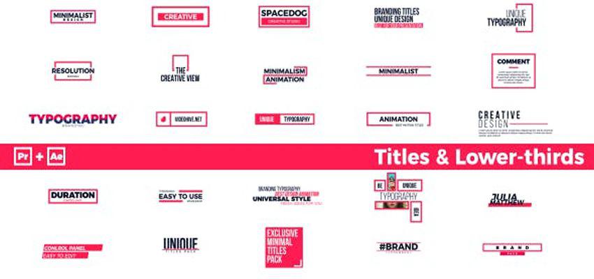 Essential Titles Template