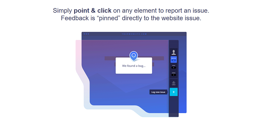BugHerd's bug reporting process.
